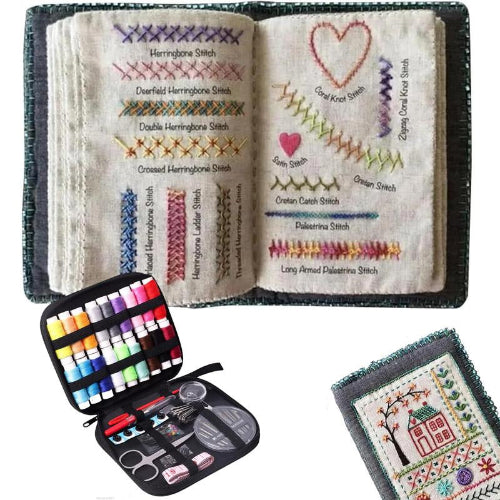 Unlock Your Creativity with the Ultimate Portable Embroidery Stitch Book & Professional Sewing Kit – 86PCS for Beginners & Enthusiasts!